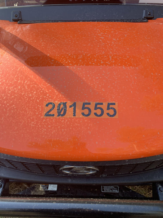 2022 Kubota RTV-X1140W-H Plastic Canopy, Windshield Acrylic Clear, LED Strobe Light, Wire Harness Kit, Back up Alarm