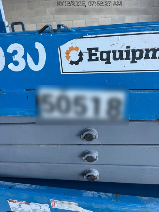 2019 Genie GS-1930 Fixed Rails with Chain Entry