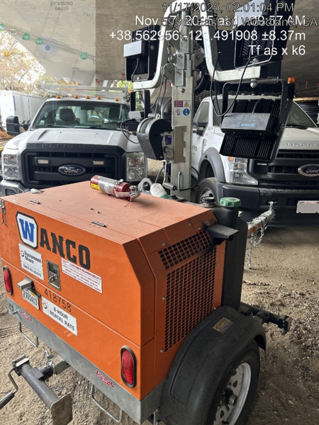2024 Wanco WLTT-4MM4K Diesel, Deep Sea Controller, Shore Power Plug, Auto Start, (4) 350W LED Floodlights, 4kW Generator, 60 Gal Fuel Tank, 2" Ball, T3