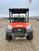 Kubota RTV-X1140W-H Kubota RTVX1140WH 4wd Utility Cart, LED Strobe, Windshield Tempered Glass, Plastic Canopy, Wire Harness Kit, Backup Alarm