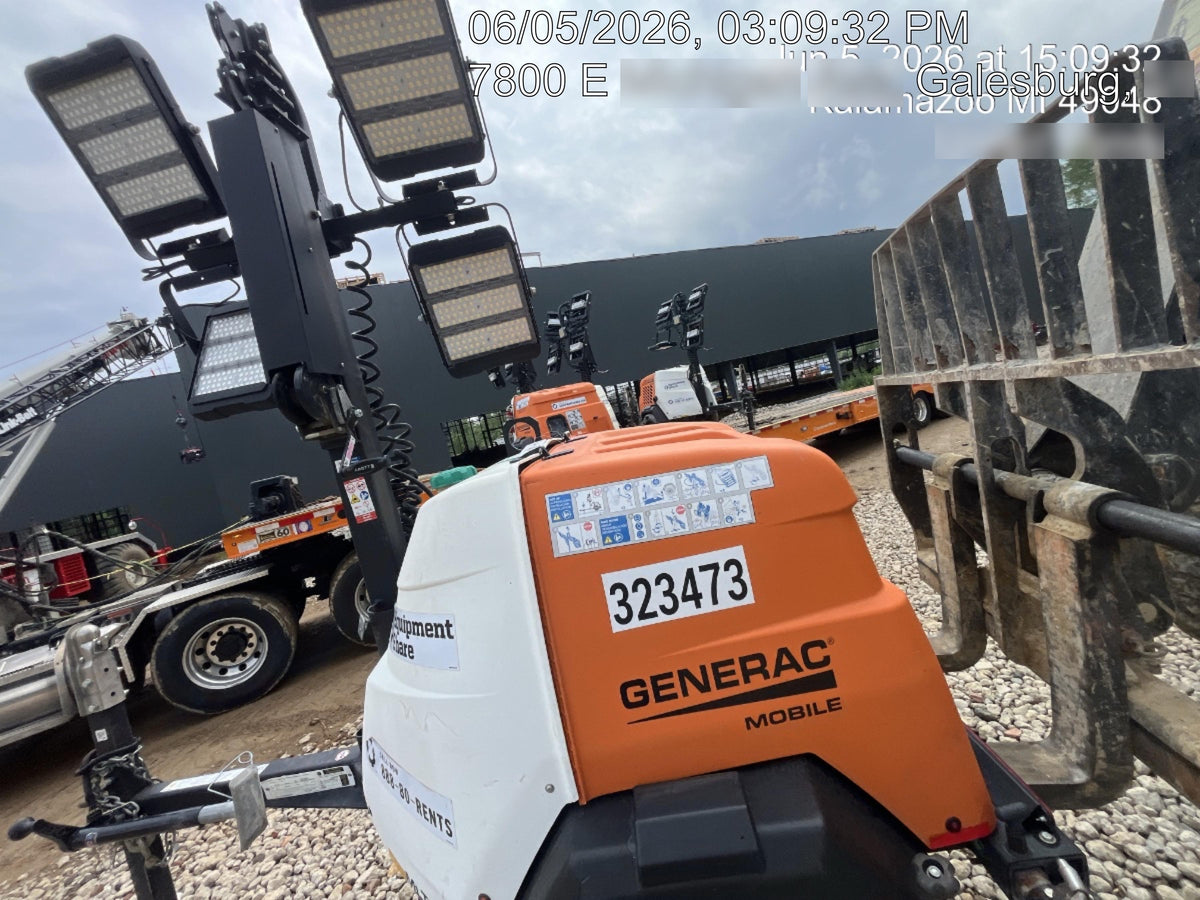 2023 Generac MLT2 Diesel, Flex Switch 120V Input, Powerzone Controller, (4) 320W LED Lights, 4kW Generator, 39.9 Gal Fuel Tank, 2" Ball, T3