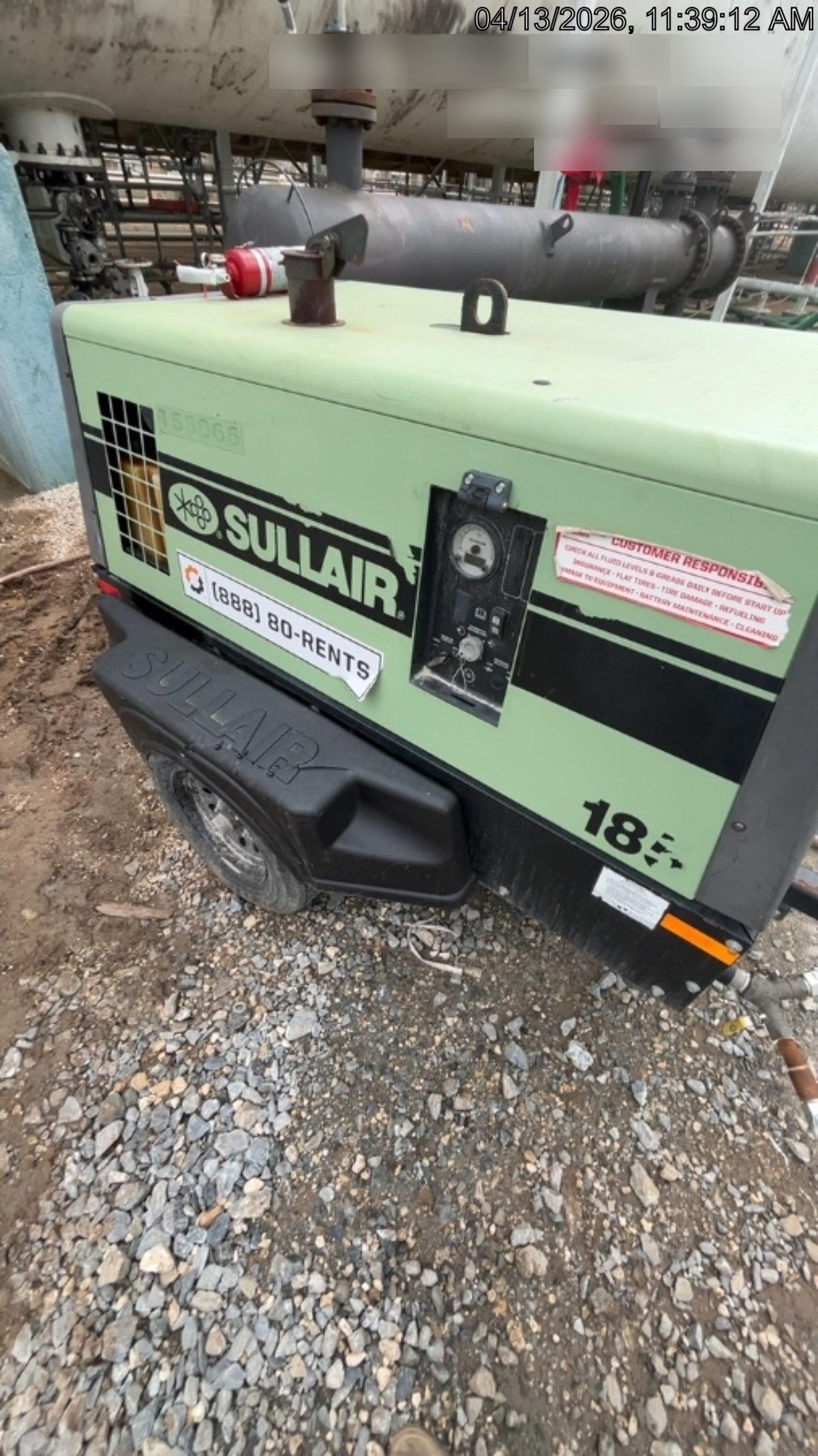 2021 SULLAIR 185D-DPQ KU4F