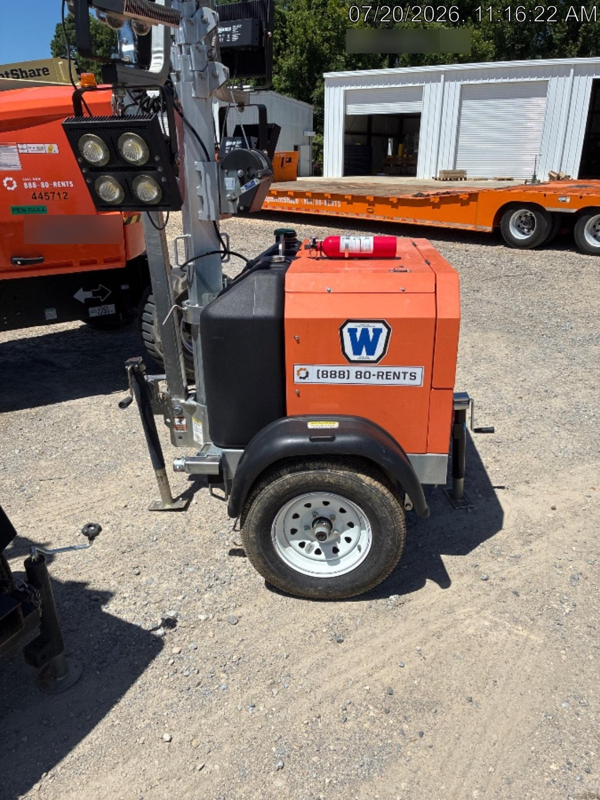 2023 Wanco WLTT-4MM4K Diesel, Deep Sea Controller, Shore Power Plug, Auto Start, (4) 350W LED Floodlights, 4kW Generator, 60 Gal Fuel Tank, 2" Ball, T3