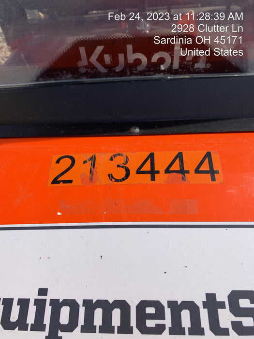 2022 Kubota RTV-X1140W-H Plastic Canopy, Windshield Acrylic Clear, LED Strobe Light, Wire Harness Kit, Back up Alarm