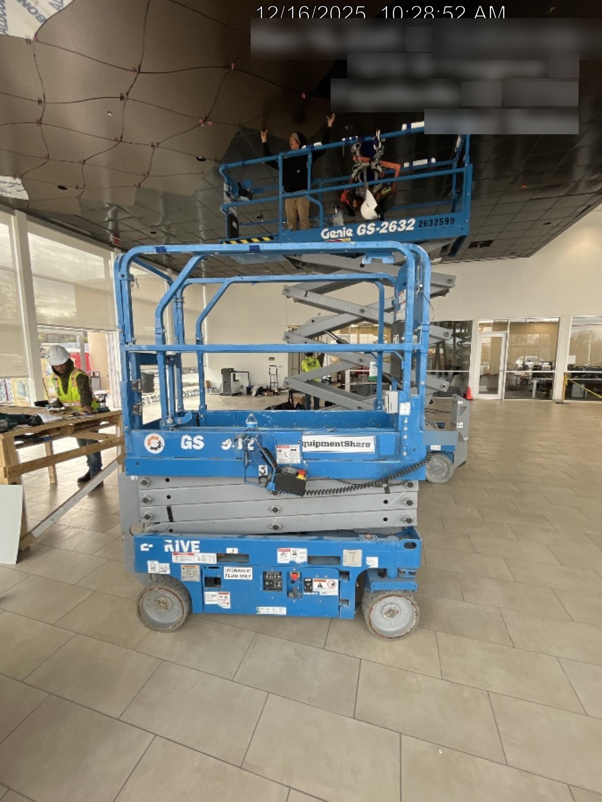 2019 Genie GS-1930 Fixed rails with chain Entry