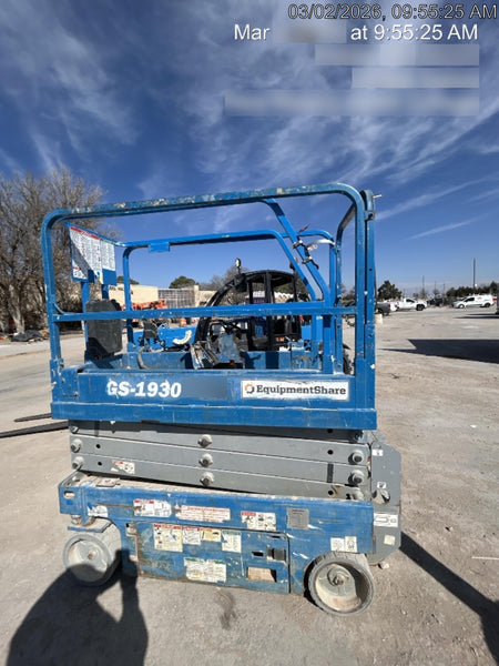 2019 Genie GS-1930 Genie GS-1930 Scissor Lift w/Standard Options