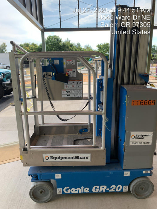 2020 GENIE GR-20