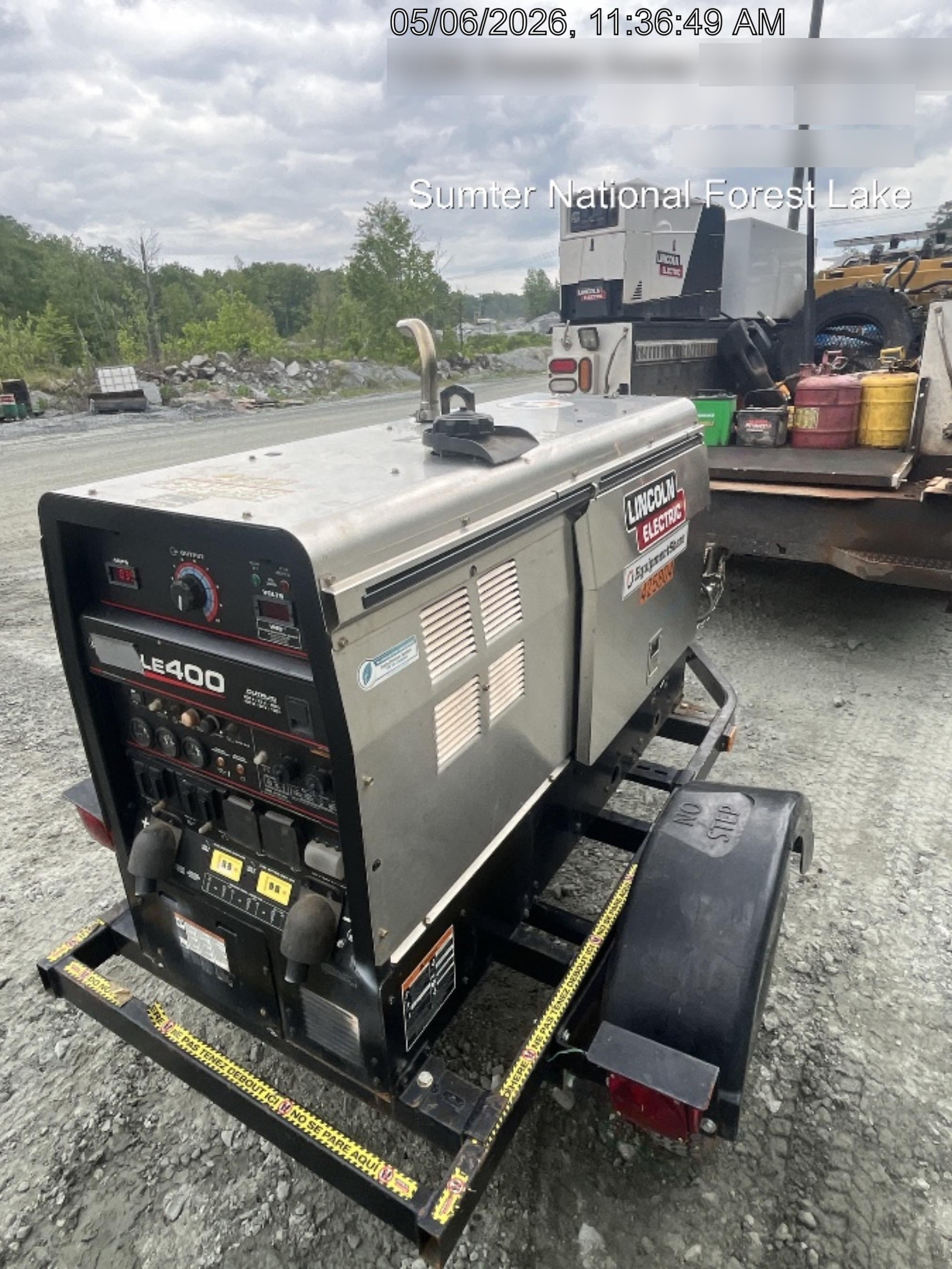 2024 Lincoln Electric LE400 Kubota V1505, Trlr, Cable Rack, Light Kit, ES Decals, T3