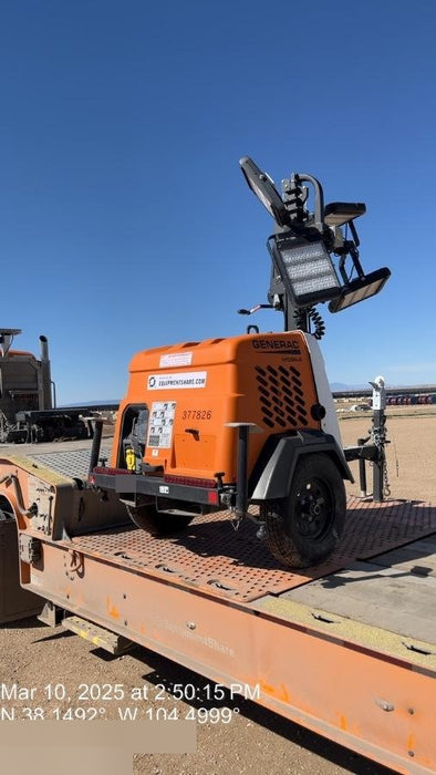 2023 Generac MLT2 Diesel, Flex Switch 120V Input, Powerzone Controller, 
(4) 320W LED Lights, 4kW Generator, 39.9 Gal Fuel Tank, 2" Ball, T3