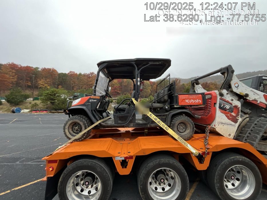 2021 Kubota RTV-X1140W-H Plastic Canopy, Windshield Acrylic Clear, LED Strobe Light, Wire Harness Kit, Back up Alarm