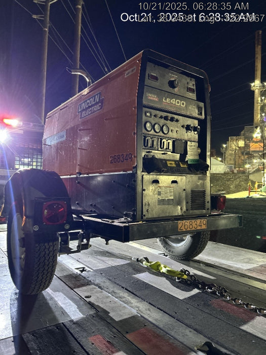 2022 Lincoln Electric LE400 Kubota V1505, Trlr, Cable Rack, Light Kit, ES Decals, T3