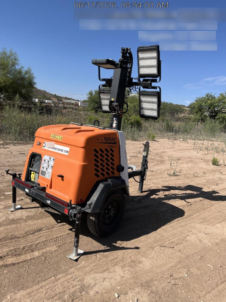 2024 Generac MLT2 Diesel, Flex Switch 120V Input, Powerzone Controller, 
(4) 320W LED Lights, 4kW Generator, 39.9 Gal Fuel Tank, 2" Ball, T3