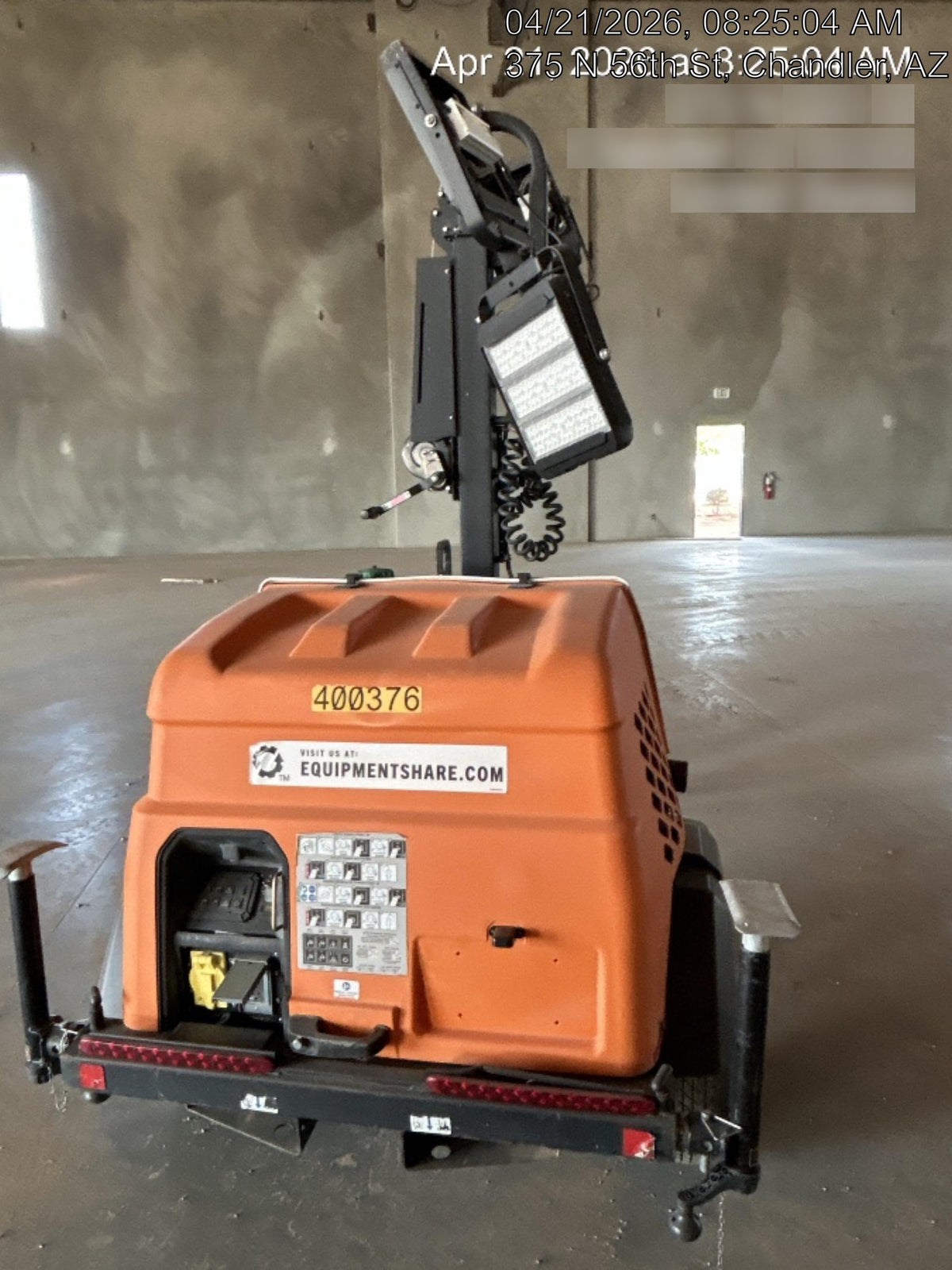 2024 Generac MLT2 Diesel, Flex Switch 120V Input, Powerzone Controller, 
(4) 320W LED Lights, 4kW Generator, 39.9 Gal Fuel Tank, 2" Ball, T3