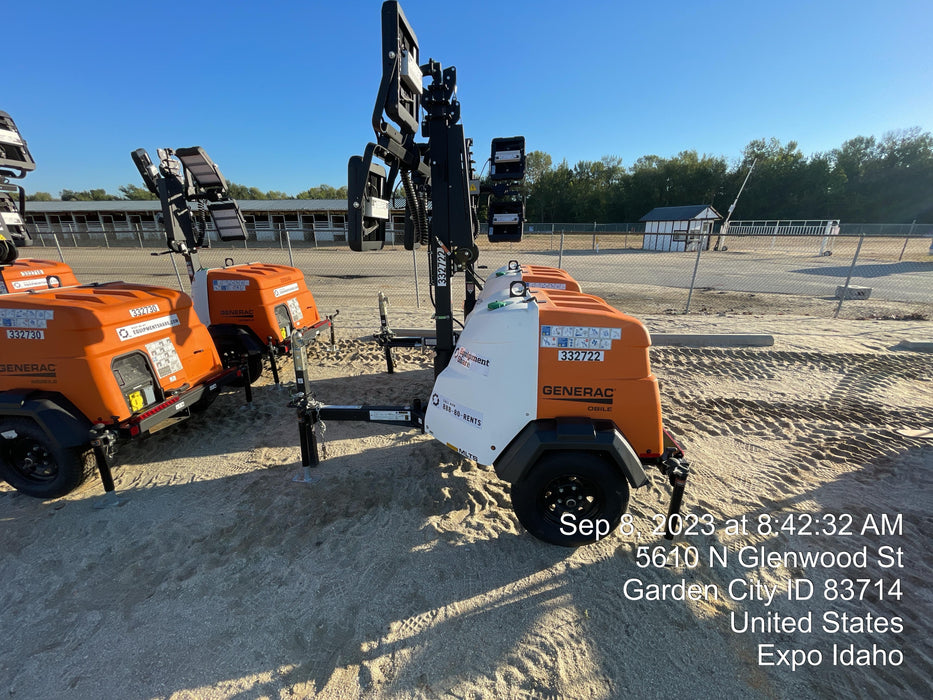 2023 Generac MLT2 Diesel, Flex Switch 120V Input, Powerzone Controller, (4) 320W LED Lights, 4kW Generator, 39.9 Gal Fuel Tank, 2" Ball, T3