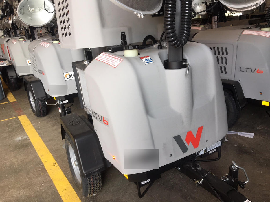 2018 Wacker Neuson LTV6K-MH Wacker Neuson LTV6K Mobile Light Tower w/Fuel Level Sensor Installed