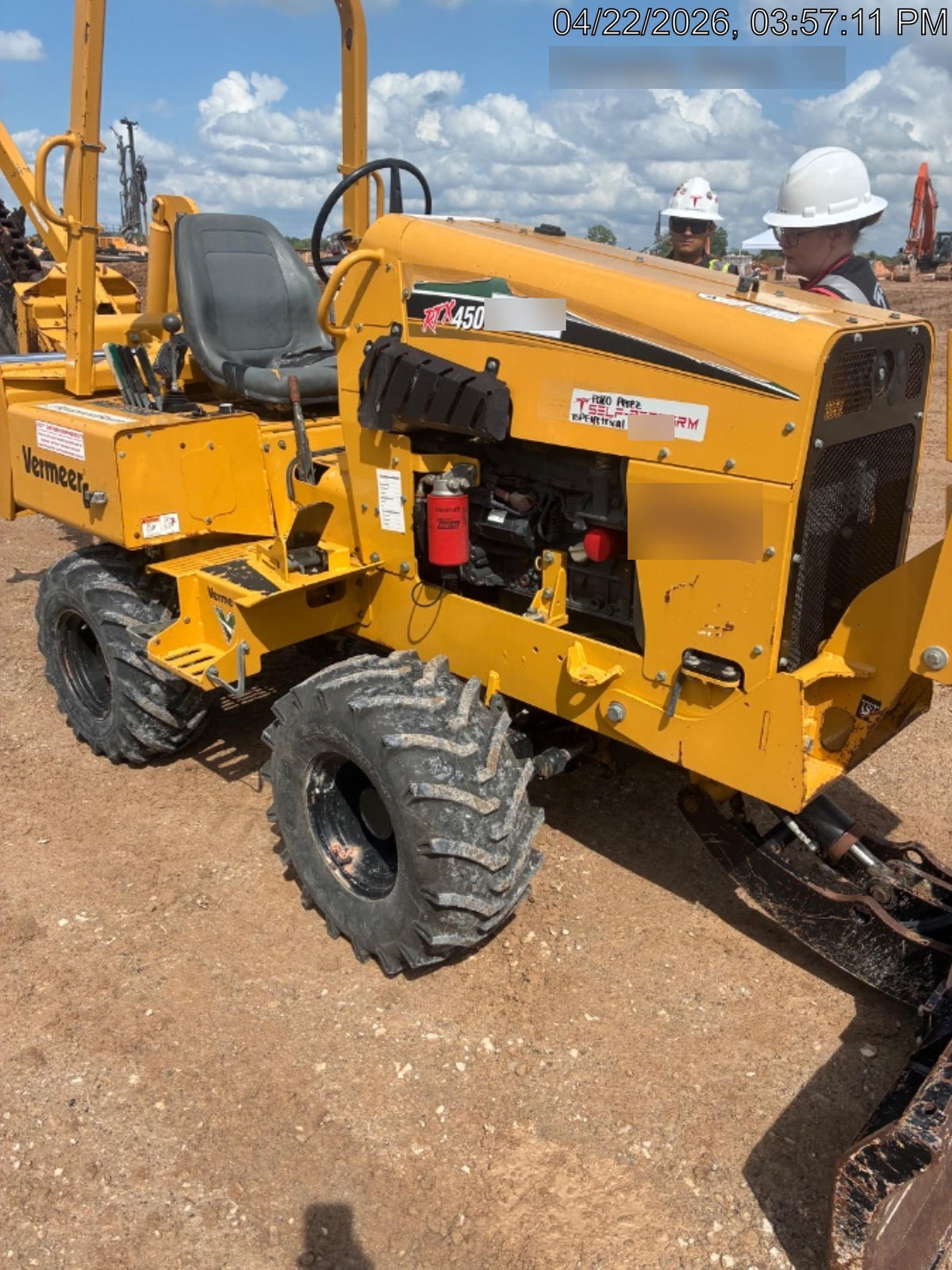 2019 VERMEER RTX450