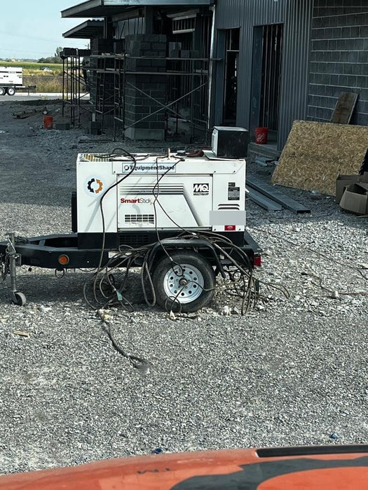 2020 Multiquip DLW400ESA4 400 amp Welder, 14kW, 120/240V, T4F Kubota, Trailer