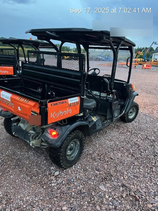 2021 Kubota RTV-X1140W-H Plastic Canopy, Windshield Acrylic Clear, LED Strobe Light, Wire Harness Kit, Back up Alarm