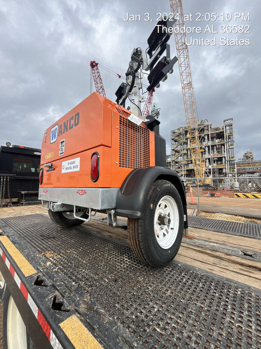 2023 Wanco WLTT-4MM4K Diesel, Deep Sea Controller, Shore Power Plug, Auto Start, (4) 350W LED Floodlights, 4kW Generator, 60 Gal Fuel Tank, 2" Ball, T3