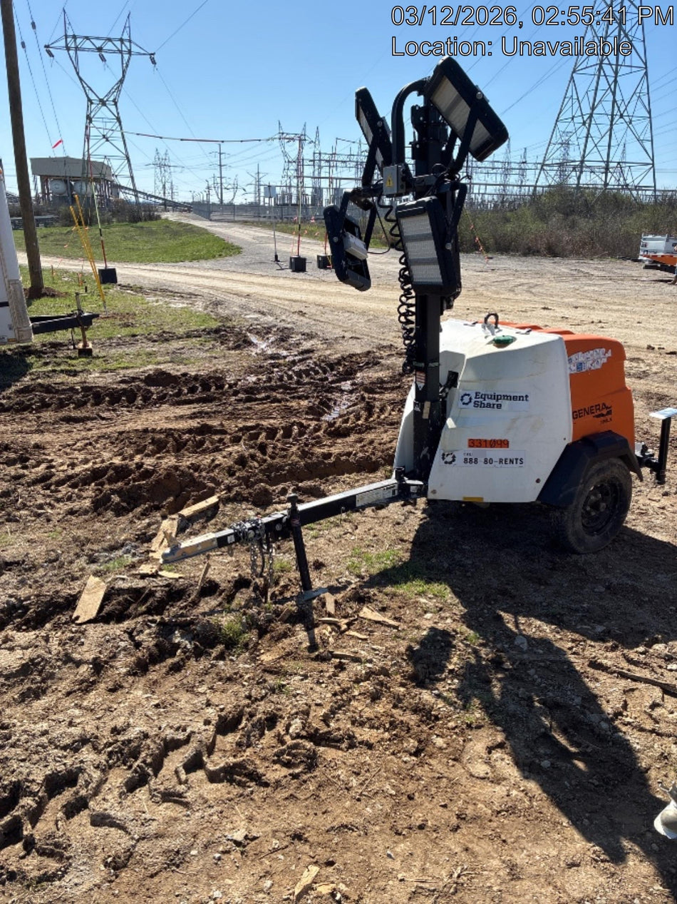 2023 Generac MLT2 Diesel, Flex Switch 120V Input, Powerzone Controller, (4) 320W LED Lights, 4kW Generator, 39.9 Gal Fuel Tank, 2" Ball, T3