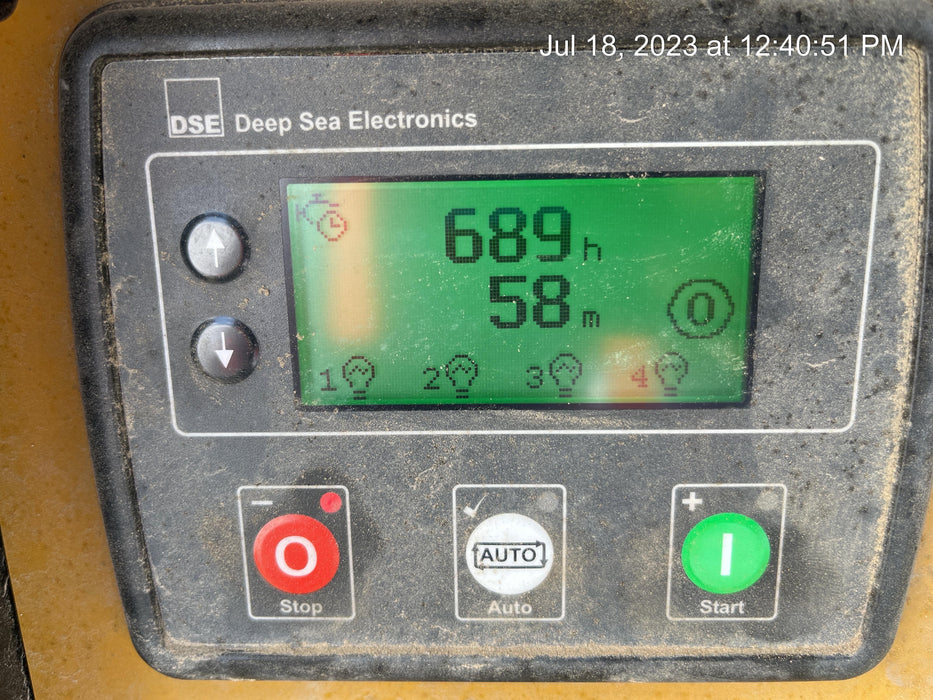 2022 Allmand NLV3GR (4) LED Light Fixture 350W, 23' Vertical Mast, 3kW Prime, Towable, ES Decals, T3