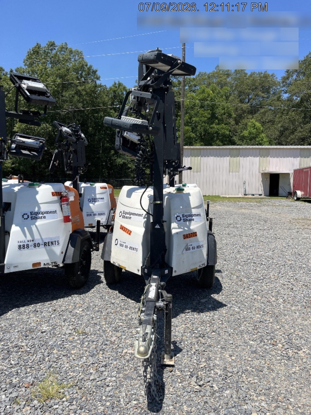 2023 Generac MLT2 Diesel, Flex Switch 120V Input, Powerzone Controller, (4) 320W LED Lights, 4kW Generator, 39.9 Gal Fuel Tank, 2" Ball, T3