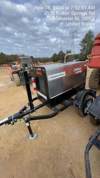 2024 Lincoln Electric LE400 Kubota V1505, Trlr, Cable Rack, Light Kit, ES Decals, T3