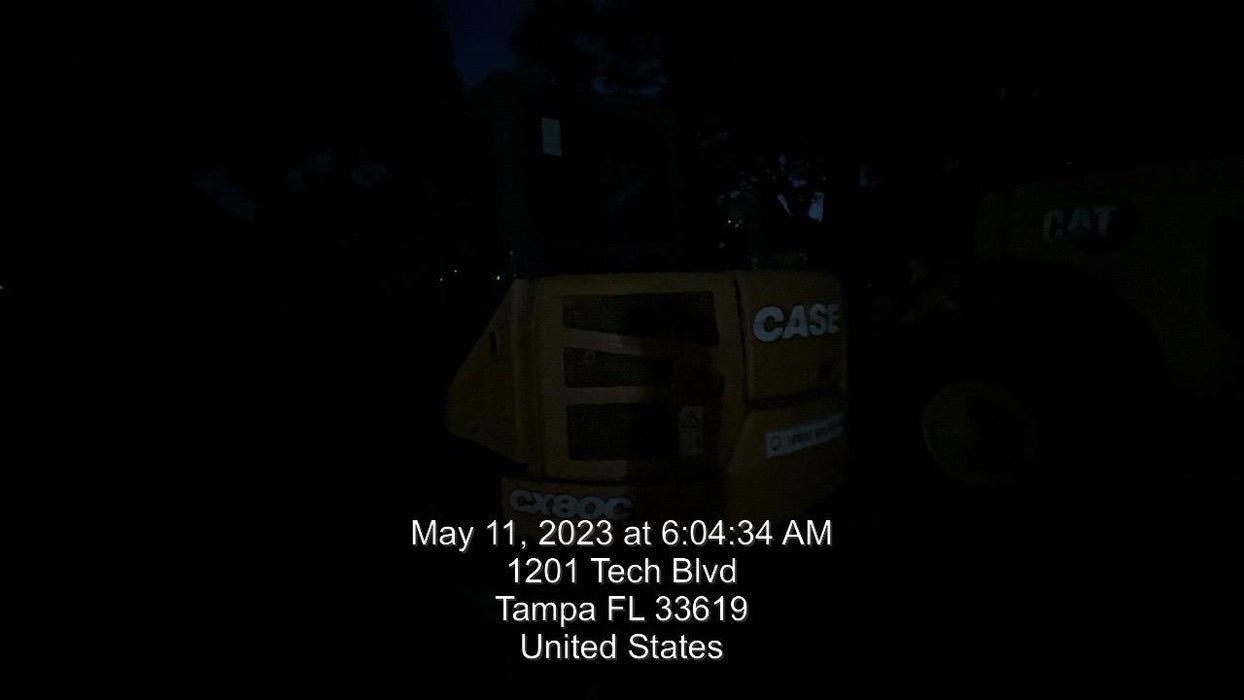 2018 Case CX80C CLOSED CAB, A/C, RUBBER TRACKS PADS, 7'-2" ARM