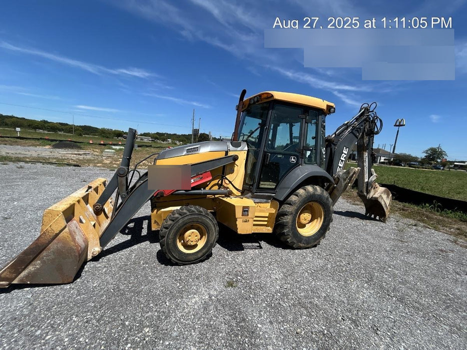 2019 John Deere 310LEP - Extendable Stick 4WD, Enclosed Cab w/Heat, AC , Extendable dipper, ISO Controls, Rear Auxiliary Hydraulics, Manual QC, Buckets: 12”, 18”, and 24”, 5yr / 5,000hr Extended Powertrain and Hydraulics