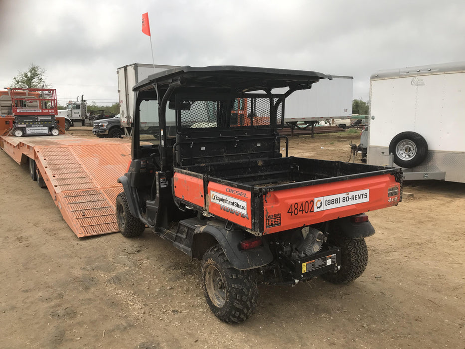 2019 Kubota RTV-X1140W-H 4WD, LED Strobe, Windshield Tempered Glass, Plastic Canopy, Wire Harness Kit, Backup Alarm