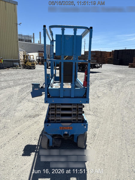 2020 Genie GS-1930 Solid Non Marking Tires, Beacon, Folding rails with half height swing gate, 800W Inverter