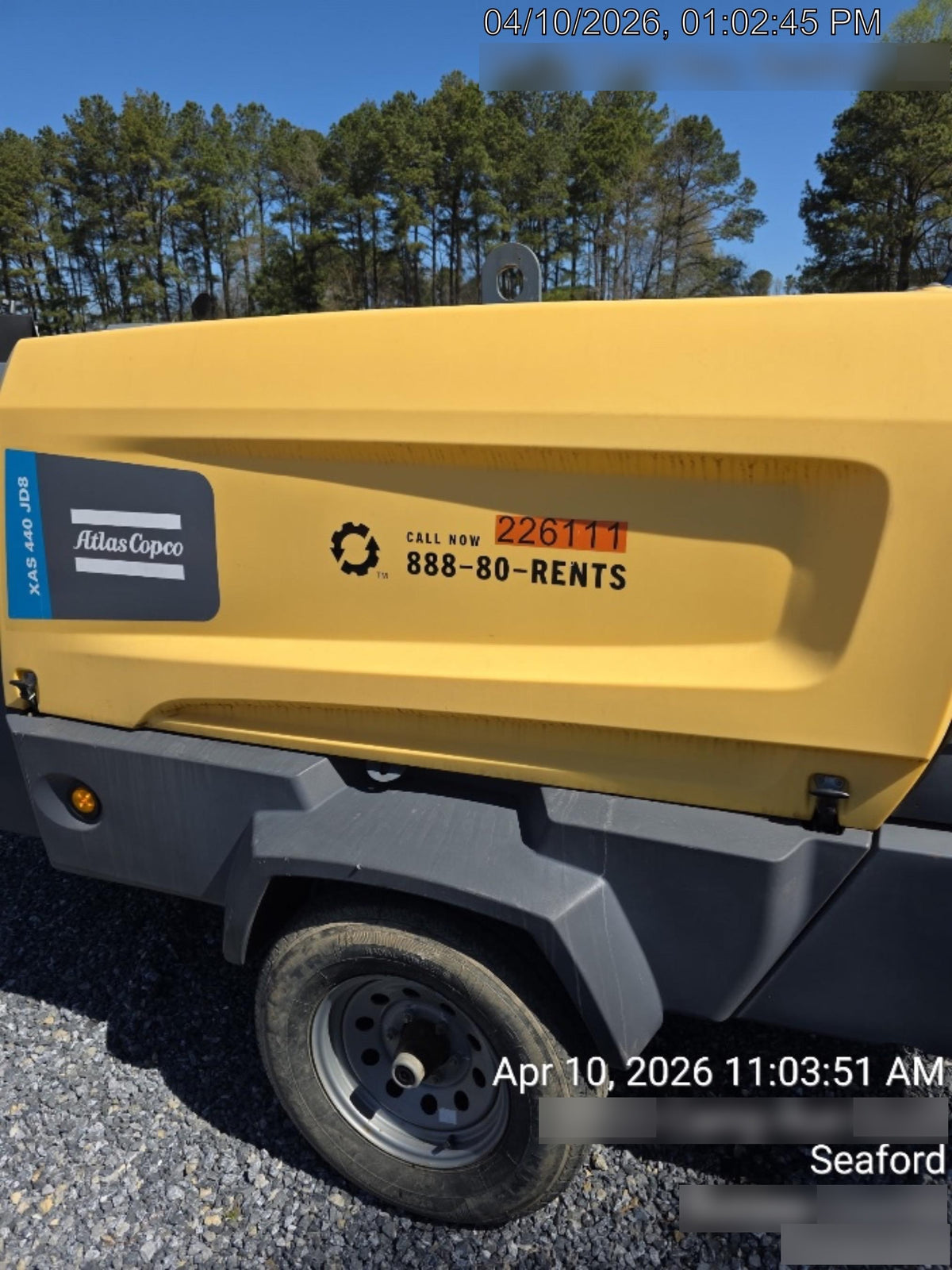 2022 ATLAS COPCO XAS440