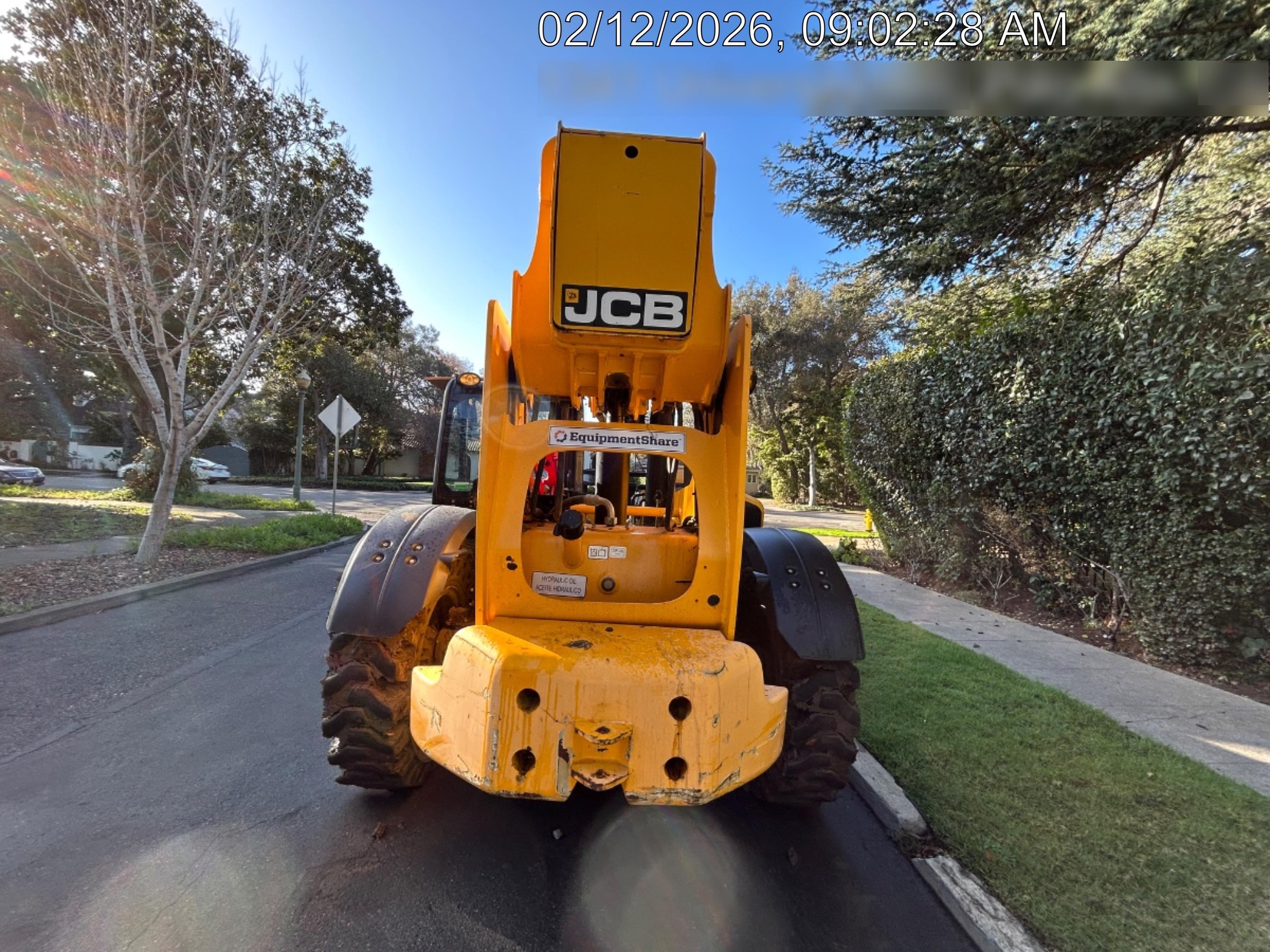 2020 JCB 512-56 Canopy, 74Hp, Solid Tires, Work Lights, Beacon, Aux Hydraulics, Back up Alarm, Lifting Eye, ES Decals