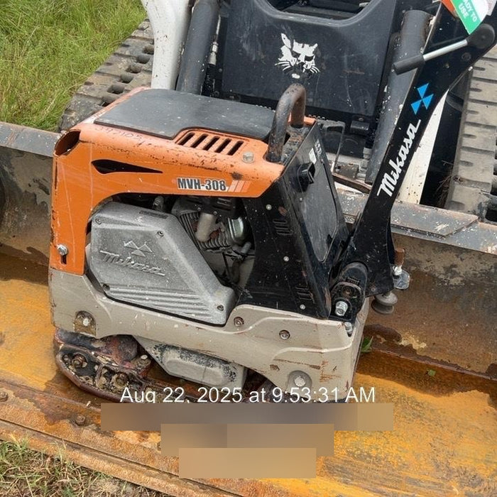 2023 Multiquip MV308GH Honda GX270, 18" Plate, Tachometer