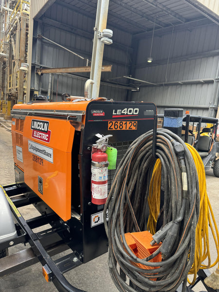 2022 Lincoln Electric LE400 Kubota V1505, Trlr, Cable Rack, Light Kit, ES Decals, T3