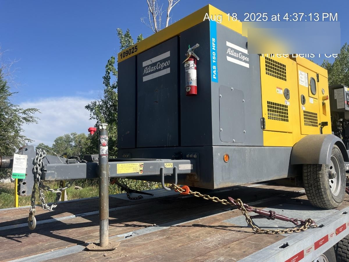 2020 ATLAS COPCO PAS 150 HF CS Enclosed