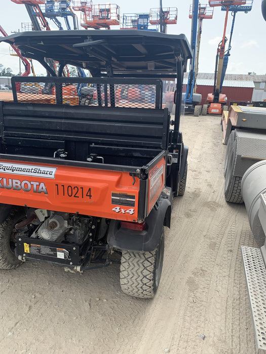 2020 Kubota RTV-X1140W-H Canopy, 4-Seater, Diesel, Windshield Acrylic Clear, Strobe Light, Backup Alarm