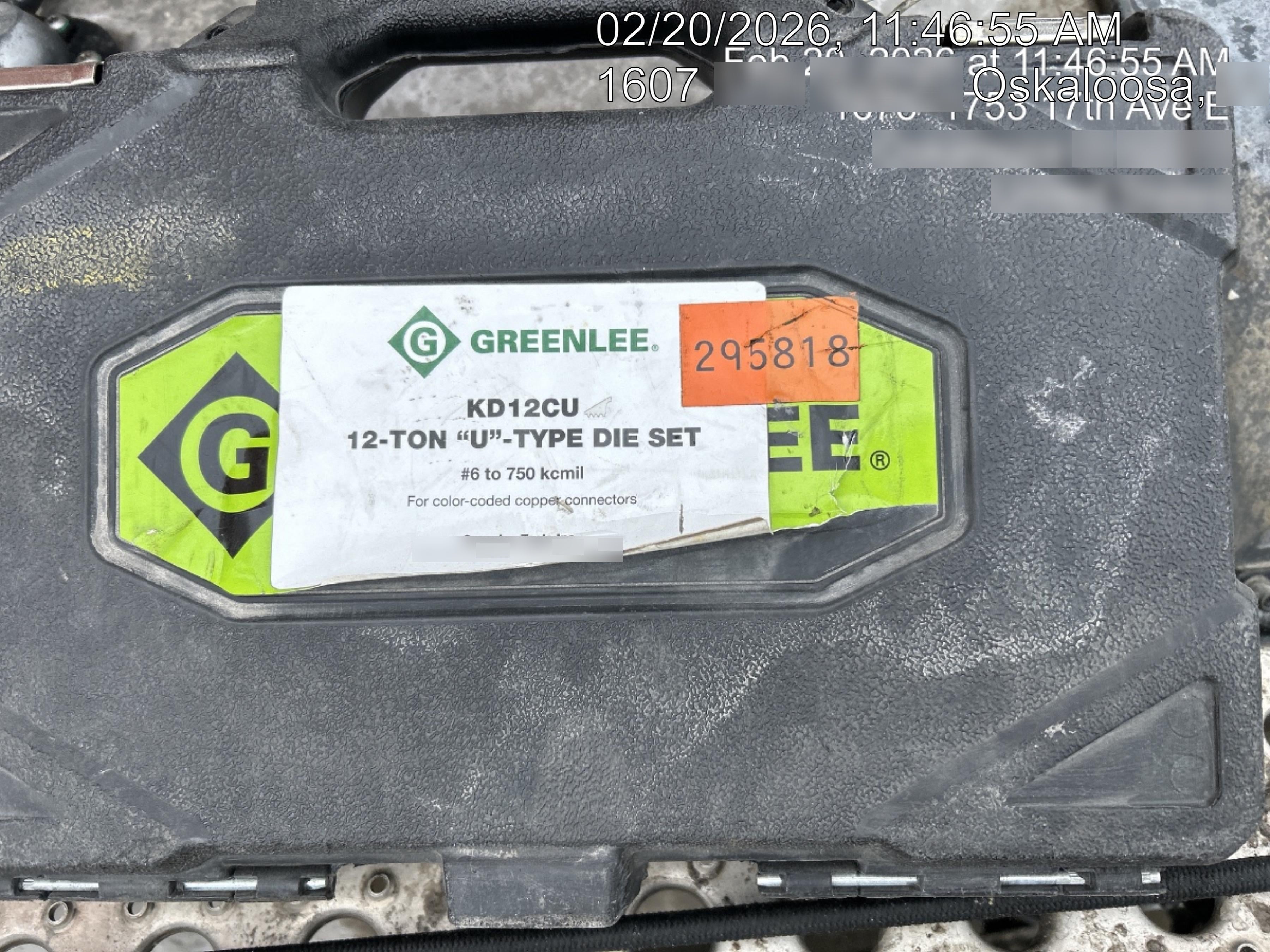 2023 GREENLEE KD12CU