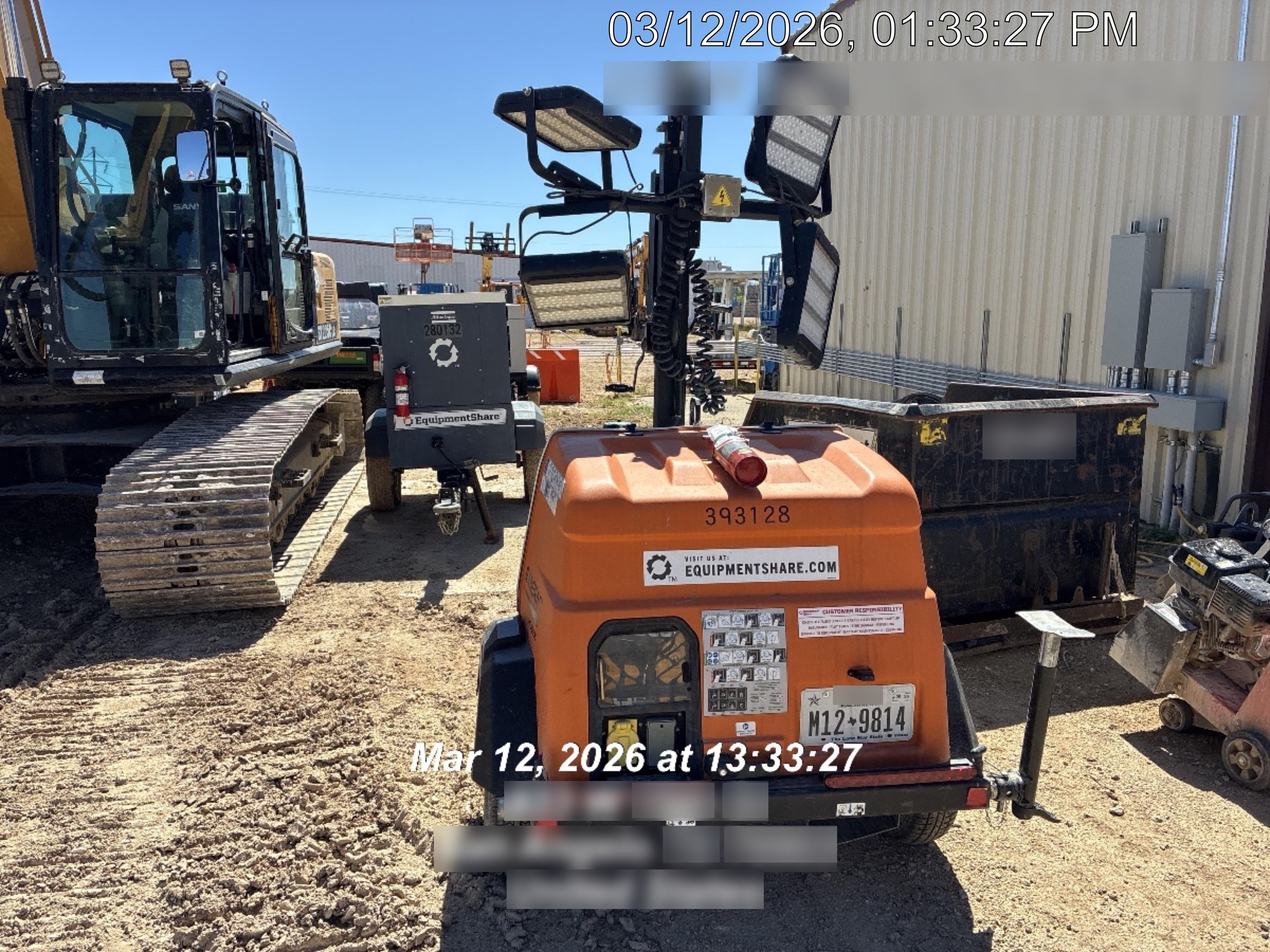 2024 Generac MLT2 Diesel, Flex Switch 120V Input, Powerzone Controller, 
(4) 320W LED Lights, 4kW Generator, 39.9 Gal Fuel Tank, 2" Ball, T3