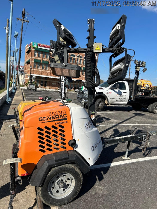 2024 Generac MLT2 Diesel, Flex Switch 120V Input, Powerzone Controller, 
(4) 320W LED Lights, 4kW Generator, 39.9 Gal Fuel Tank, 2" Ball, T3