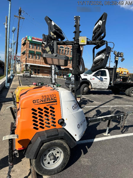 2024 Generac MLT2 Diesel, Flex Switch 120V Input, Powerzone Controller, 
(4) 320W LED Lights, 4kW Generator, 39.9 Gal Fuel Tank, 2" Ball, T3