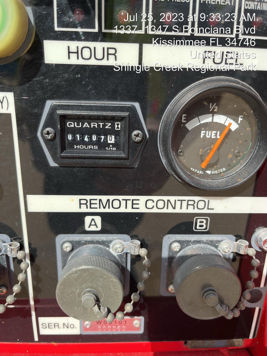 2022 Shindaiwa DGW400MDL Kubota D902 Engine, 23 HP, Dual Op Welder, Wire, Arc, Droop Stick, Tig, and CC Stick Functionality, Simulphase, 3 Phase and 1 Phase Gen Output, Single Axle NB Trlr, Slr Trckl Chrg 12V 12W, Fire Ext