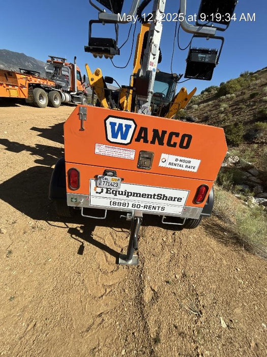 2024 Wanco WLTT-4MM4K Diesel, Deep Sea Controller, Shore Power Plug, Auto Start, (4) 350W LED Floodlights, 4kW Generator, 60 Gal Fuel Tank, 2" Ball, T3