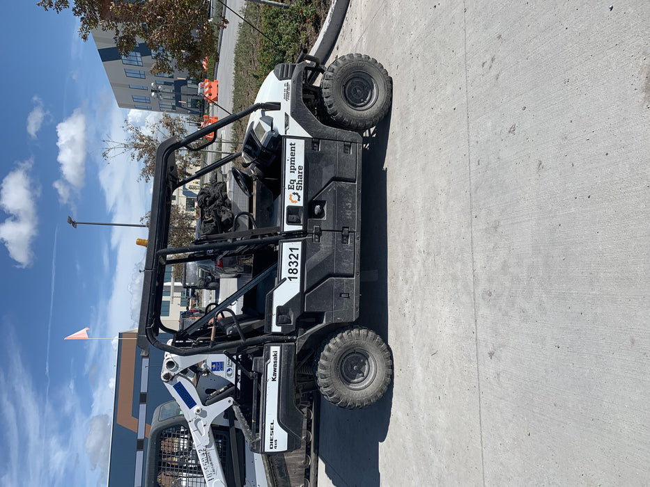 2018 Kawasaki MULE PRO-DX Kawasaki Mule 4x4 Diesel UTV w/Hard Top, Windshield, Beacon, Backup Alarm, ES Keypad/Hardware Installed