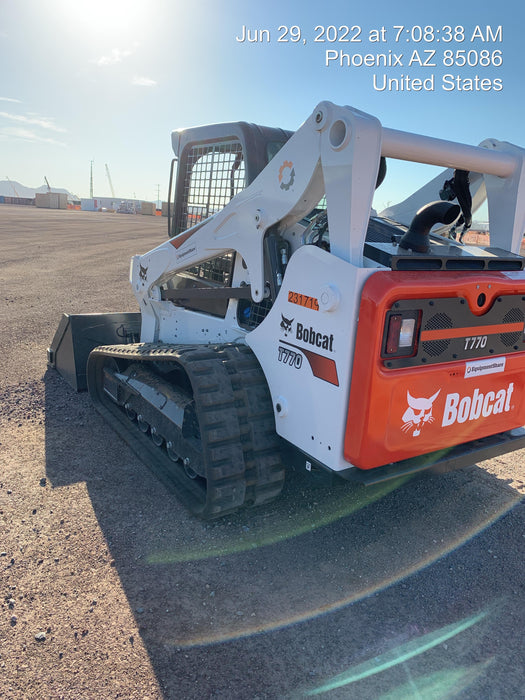 2022 Bobcat T770 92hp Doosan Diesel, Canopy, Rubber Tracks, Manual QC