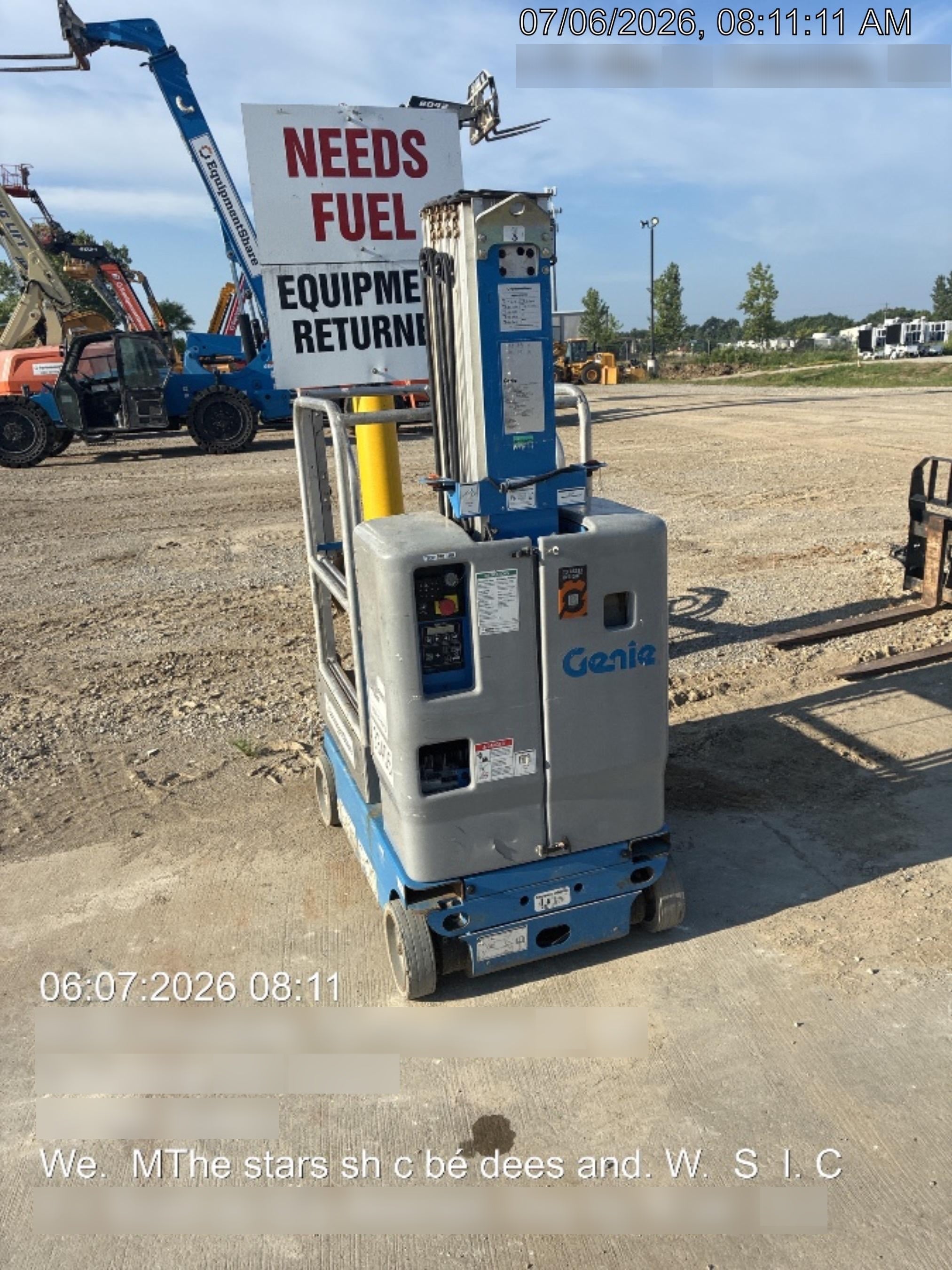2019 GENIE GR-20