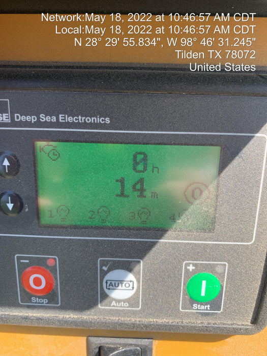 2022 Allmand NLV3GR (4) LED Light Fixture 350W, 23' Vertical Mast, 3kW Prime, Towable, Deep Sea L401, Leveling Jacks, Yanmar T4F 5.8hp