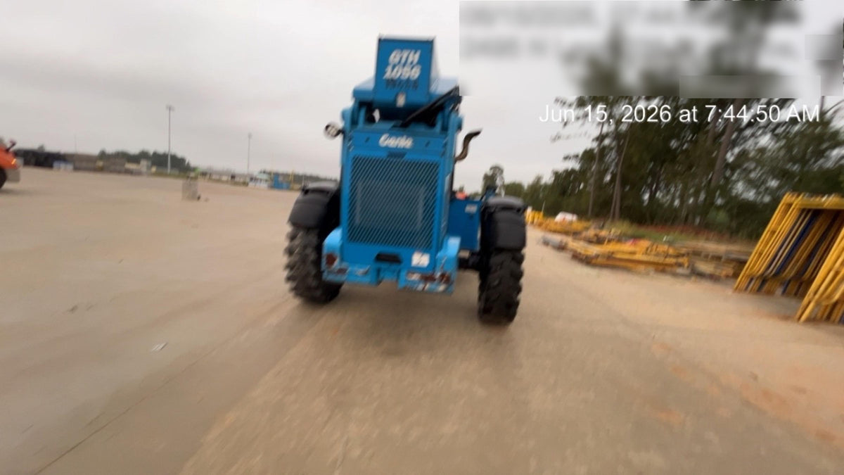 2018 Genie GTH-1056 Genie GTH-1056 w/Enclosed Cab w/HVAC, Work Lights, Solid Tires, Beacon, 60" Carriage and Forks