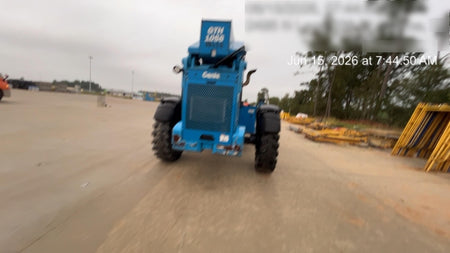 2018 Genie GTH-1056 Genie GTH-1056 w/Enclosed Cab w/HVAC, Work Lights, Solid Tires, Beacon, 60" Carriage and Forks