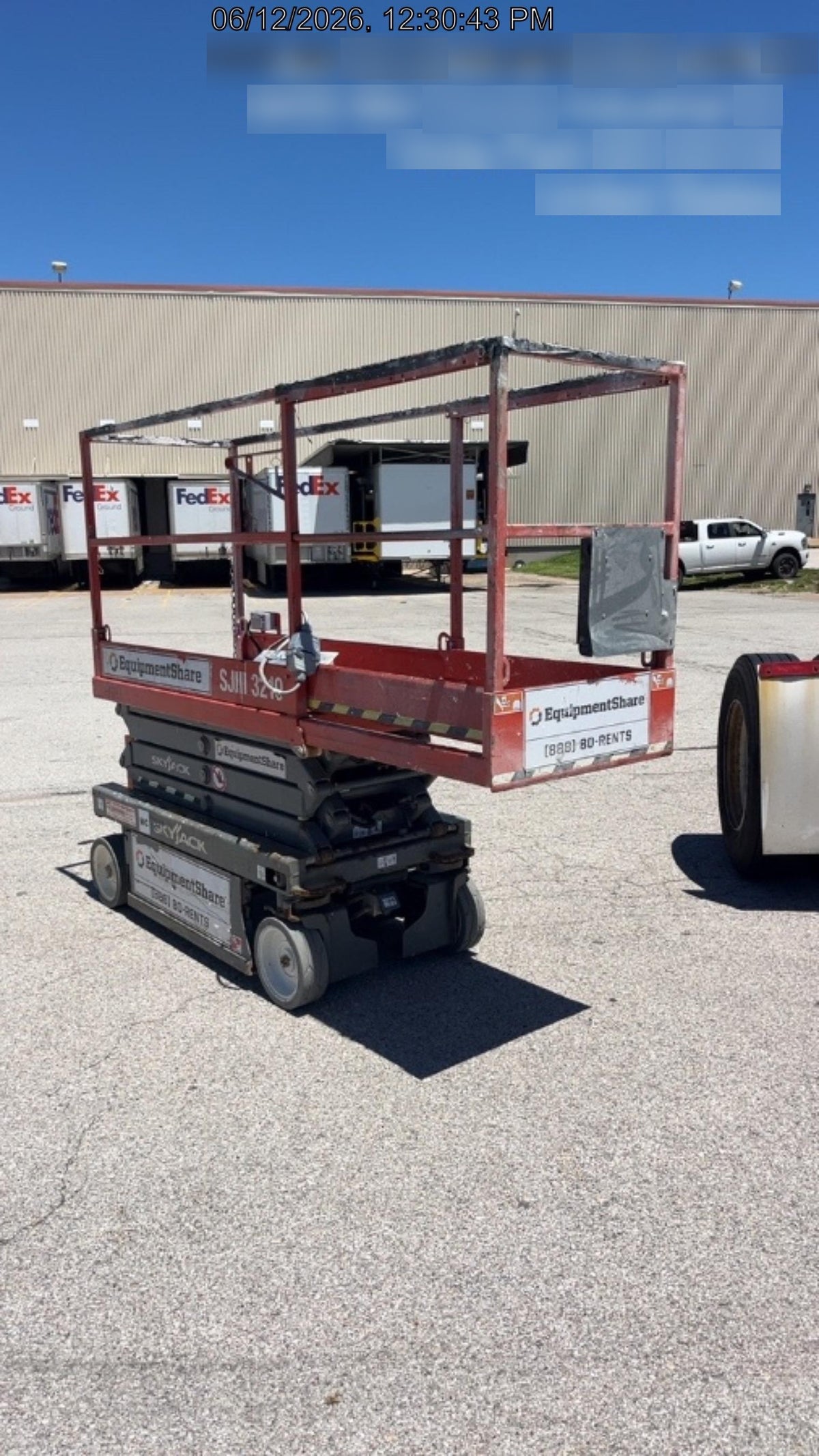 2019 Skyjack SJIII-3219 Standard Options, Trojan Batteries